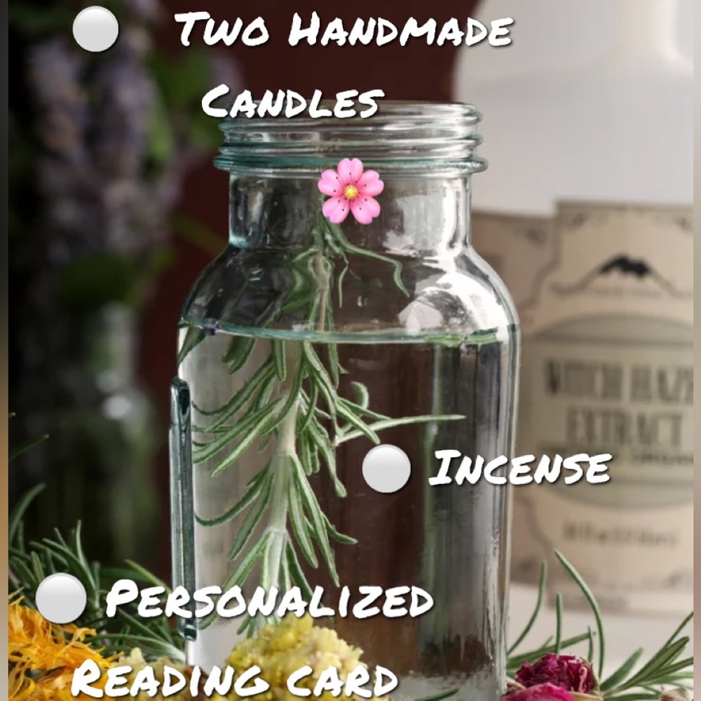 Guided Reading , Spiritual guided insight +Handmade herbal candle & incense